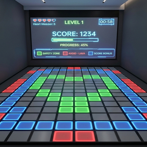 <span class=keywords><strong>Jeu</strong></span> de sol interactif personnalisé à détection de mouvement pour enfants, idéal pour les aires de jeux intérieures et le divertissement familial, certifié CE - Product Image 3