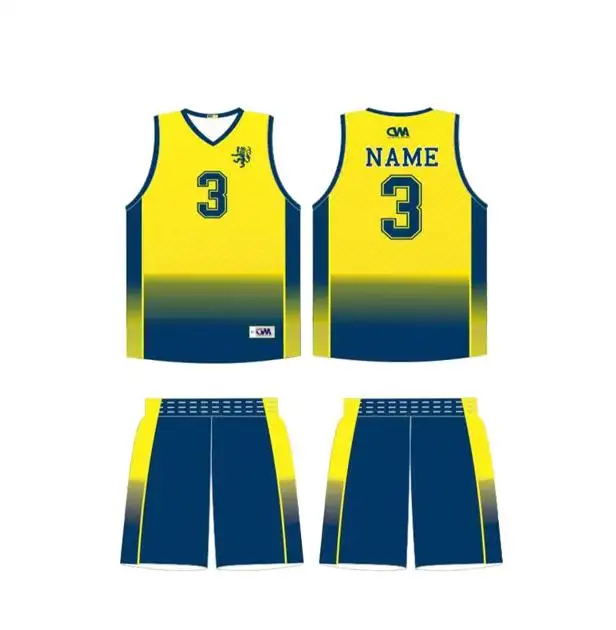 2022 Supplier Quality Customized Basketball Uniform Sublimation logo Basketball Jersey Uniform