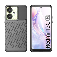 Étuis de téléphone portable robustes en silicone durable en TPU souple de 3.5mm d'épaisseur pour Poco M6