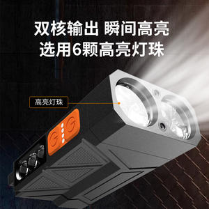 Sd-15 ไฟฉาย LED ความสว่างสูง 2000 มิลลิแอมป์ไฟฉุกเฉินแบบพกพาแบบชาร์จไฟได้สำหรับใช้ในบ้านและที่ทำงาน - Product Image 5