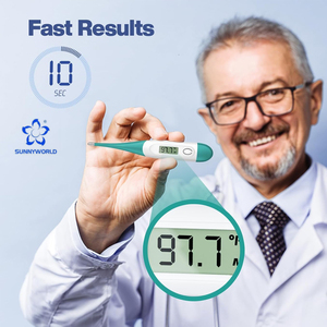 Thermomètre numérique médical pour bébé, type stylo, étanche, à tête flexible, prix avantageux - Product Image 1