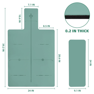 Custom Printed High Quality Non Slip Portable Pilates <b>Exercise</b> <b>Mat</b> For Yoga Fitness And Workouts - Product Image 2