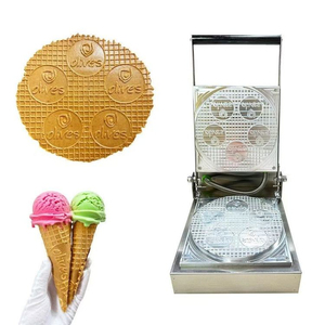Machine professionnelle pour la fabrication de cornets de glace croustillants et de gaufres, et de rouleaux de crêpes - Product Image 1