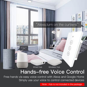 MOES tuya ZigBee RF Smart Touch Panel Rideau <span class=keywords><strong>Moteur</strong></span> Stores Volants Interrupteur Télécommande Sans Fil Alexa Google home - Product Image 5