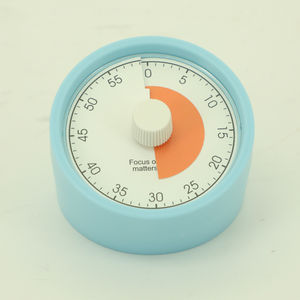 Maytime 60 Minute Rainbow Disk Temporizador visual Alarma silenciosa Funda protectora para niños Adultos Herramienta de gestión de tiempo redondo para Cocina - Product Image 4