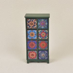 Meubles miniatures pour maison <span class=keywords><strong>de</strong></span> poupée à l'échelle 1:12, armoire <span class=keywords><strong>en</strong></span> métal à trois niveaux, modèle <span class=keywords><strong>de</strong></span> jouet, <span class=keywords><strong>kit</strong></span> <span class=keywords><strong>de</strong></span> bricolage - Product Image 3