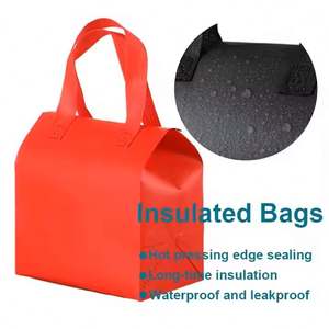 Sac isotherme personnalisé en non-tissé L12*W10*H28 pour une tasse, idéal pour le thé au lait, le café, les boissons – Sac d'emballage isolant pour les commerces - Product Image 6