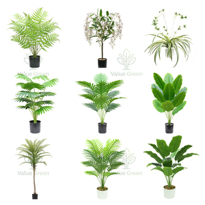 Planta Artificial Verde para Decoración de Paisajes, Pequeños Accesorios, Césped Artificial <span class=keywords><strong>en</strong></span> <span class=keywords><strong>Maceta</strong></span> para Interiores, Pequeñas Plantas, Ramas de Flores Decorativas - Product Image 4
