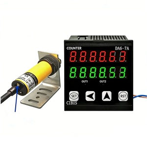 Contador Digital Electrónico con Pantalla Inteligente, Sensor Infrarrojo Automático, Contador de Puntos para Cintas Transportadoras Industriales DA6-7A, 110-265V - Product Image 3