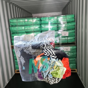 Multicolored Lint-Free Cotton Rags Effective Cleaning <b>Cloths</b> Recycled 20kg Industrial Cleaning Rags - Product Image 1