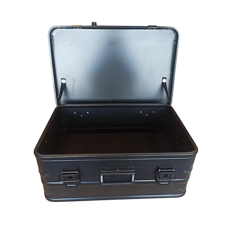 1.5mm hard all black painting equipment waterproof aluminum storage box