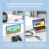 Extension USB 3.0 Mâle-Femelle, Conducteur en Cuivre, Transfert de Données Haute Vitesse, Compatible avec la Recharge de Téléphones, Ordinateurs et Appareils Mobiles
