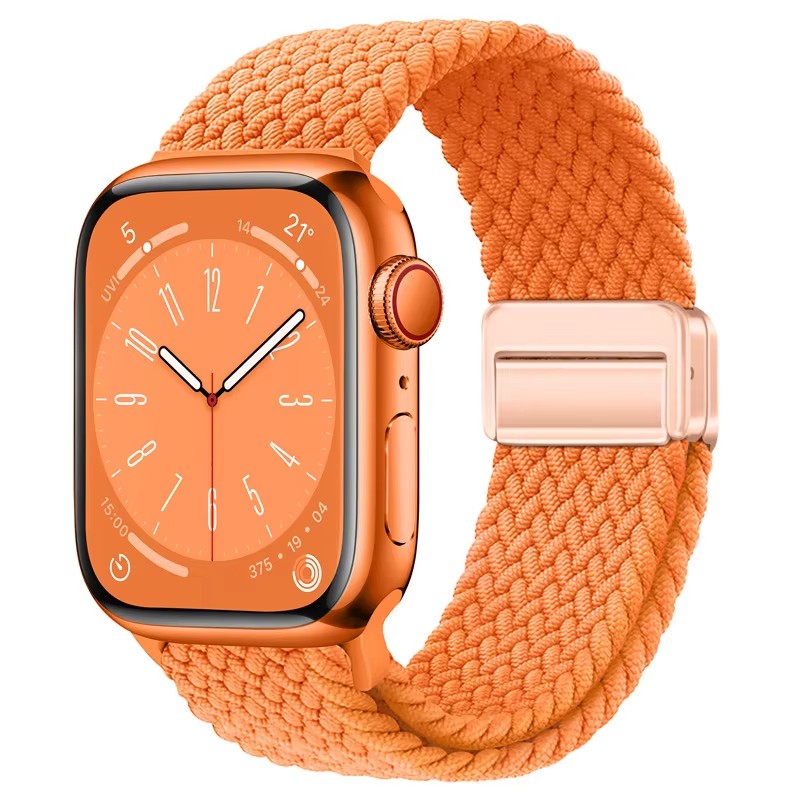 Nylon Loop Bands 38mm 40mm 42mm 44mm 45mm 49mm Elastic Replacement Nylon Braided Smart Watch Strap
