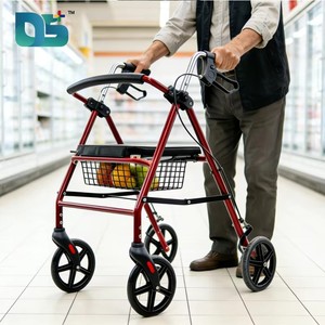 Andador Plegable para Personas Mayores, Equipo de Rehabilitación, Portátil, Simple, Desmontable, Ligero, Ajustable, Económico - Product Image 5