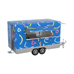 Prezzo di fabbrica strada Mobile Mini Hot Dog gelato Fast Food carrelli e rimorchio con ruote piccolo camion di cibo per la vendita In Usa