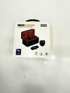 Microphone sans fil Lavalier SX30 2,4 GHz à fixation magnétique avec étui de charge pour <span class=keywords><strong>enregistrement</strong></span> vidéo, Plug and Play - Product Image 5