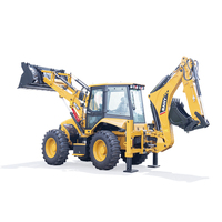 Chargeuse-pelleteuse compacte SANY 10,5T avec godet de chargement de 1,1 m³ et godet d'excavation de 0,2 m³