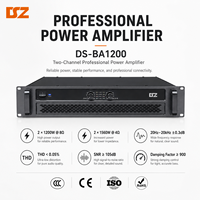 Amplificador de Potencia Profesional OEM de 2 Canales Clase D, 2*1200W, 2U, Montaje en Rack, para Sistemas de Sonido PA/Escenario