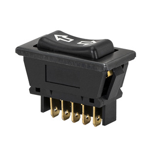 Interruptor basculante DPDT para ventana, 10A/30V CC, 20A/12 VCC, LED verde, interruptor automático de puerta, terminales de soldadura de 5 pines, interruptores automáticos para coches - Product Image 1