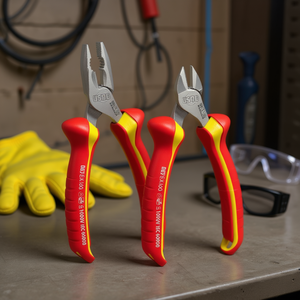 Juego de alicates 085 Ex Se2 de 170 mm y 160 mm para trabajos eléctricos con mangos aislados - Product Image 2