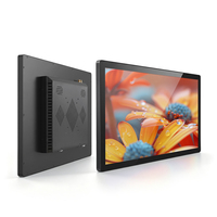 Panel PC Layar Sentuh Dinding 15.6 21.5 23.6 Inci, RAM 8GB 16GB, ROM 128GB 256GB, WIFI, Ethernet untuk Kios Layanan Mandiri