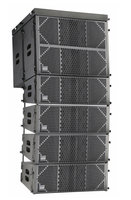 Sistema de Sonido Profesional para Escenarios al Aire Libre Pro Audio LC308, Sistema de Sonido Activo de 3 Vías de Rango Completo, Altavoz de Línea de Arreglo de Madera de 16 ohmios