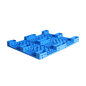 Palette en plastique recyclable écologique <span class=keywords><strong>LILE</strong></span> DCW-1210 à surface plate grillagée simple face pour entrepôt frigorifique et construction en béton - Product Image 5