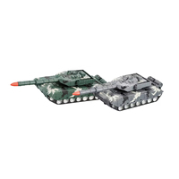 Dört kanal RC tankı oyuncak elektrikli uzaktan kumanda askeri hafif ses ile mücadele tankı oyuncak