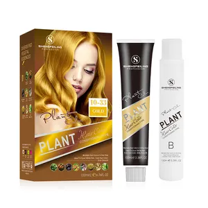 Kit di tinture per capelli semipermanenti Private Label Color crema per capelli per uso domestico