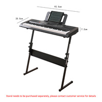 61 Keys Portable Electronic Keyboard Organ - Rechargeable Digital Piano for Adults & Kids Multi-Function Musical Instrument