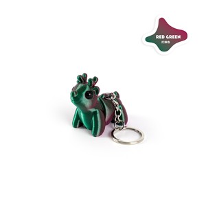 Llavero de Dragón Impreso en 3D, Colorido, con Articulaciones Móviles, Juguete Antiestrés, Material PLA, Marca Feeron, Duradero, con Logotipo Personalizado, Regalo de Navidad - Product Image 4