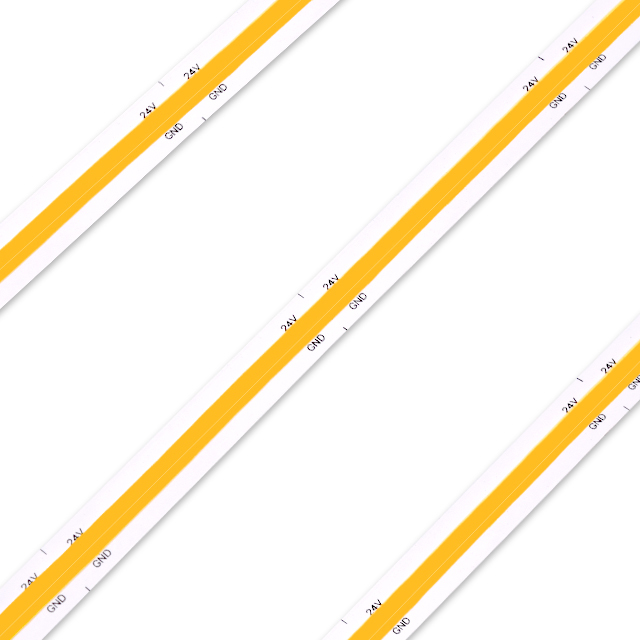 LED Strip High CRI90 CRI95 Custom Color COB Light 3000K 4000K 6000K 12V 24V 384leds/m Smart Strip Light for Indoor Ceiling