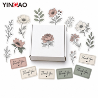 Autocollant découpé sur mesure en vinyle imperméable, autocollant adhésif pour tout logo, idéal pour l'expédition, l'emballage de boîtes cadeaux, la scellure et la personnalisation de la marque.