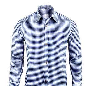 Camisa Casual Bávara Azul para Hombre, Estilo Oktoberfest, Algodón Premium, Manga Larga, Anti-Pilling, Auténtica Herencia Alemana, Tallas S a 4XL - Product Image 1