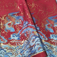 Tissu brocart jacquard style chinois tendance pour Hanfu, costume Tang, robe de fée traditionnelle et jupe visage de cheval