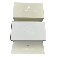Boîtes de montres de luxe à la mode avec logo personnalisé Fleur éternelle Rose Bijoux Boîte d'emballage cadeau Éponge pour mariage Saint Valentin