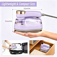 Setrika Uap Genggam Vertikal Portabel 1300W |   Tangki Air 180ml |   Ditenagai AC |   Anti-Pembakaran Kering |   Kotak Warna |