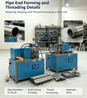 Machine de découpe et de poinçonnage pour tubes en fer, équipement de découpe CNC pour profilés en acier et aluminium, double station de découpe d'angles