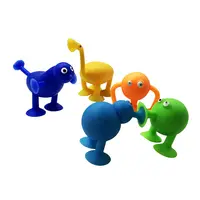 Grosir Mainan Lucu Anak-anak Boneka Cangkir Pengisap Mini Boneka Hewan Darat Laut Cangkir Kapsul Pengisap Mainan Aksi Anak Model Kapsul