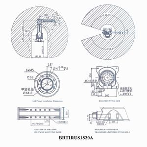 BORUNTE BRTIRSE2013F 13kg 2000mm Robot Industrial de 6 Ejes de Bajo Costo y Alta Demanda, Brazo Robótico Inteligente Articulado para Pulverización - Product Image 2
