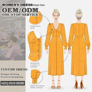 Vestidos Casuales de Verano de Alta Calidad al por Mayor, <span class=keywords><strong>Vestido</strong></span> Abaya Estampado y Bordado, Proveedores y Fabricantes de Ropa de Lujo - Product Image 1