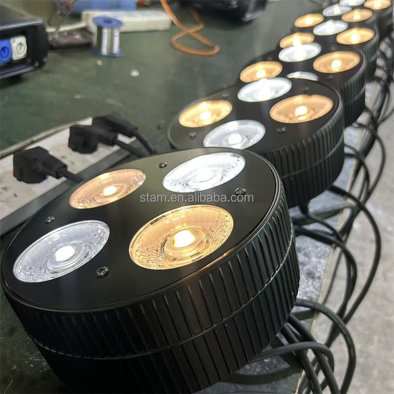 Профессиональное сценическое освещение новый 4x50 Вт теплый белый 3200k-3500k COB светодиодный Блиндер 4 глаза светодиодное сценическое Освещение шоры омываемый свет