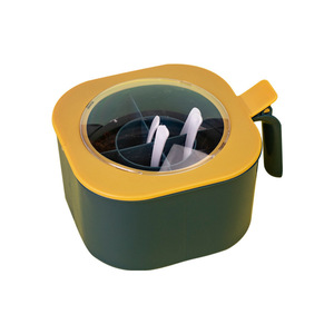 Spice Jar Four Compartment With Lid And Spoons For Home Use Solid Seasonings Storage <b>Container</b> M Size - Product Image 5