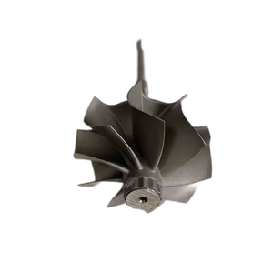 Nouveau noyau de turbocompresseur Chra GTB25 54/57mm 9 lames roulement à billes roue <span class=keywords><strong>Turbo</strong></span>/arbre de Turbine <span class=keywords><strong>R9</strong></span> roue de Turbine - Product Image 2