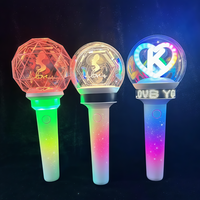 Bâtons lumineux LED en plastique Firewolf DIY pour événements, couleur personnalisée, portables, pour concerts, fêtes, idoles japonaises et coréennes, vente en gros