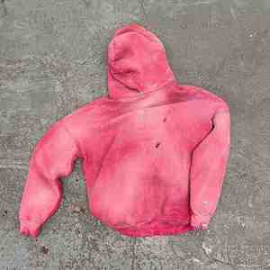 <span class=keywords><strong>Felpa</strong></span> da <span class=keywords><strong>Uomo</strong></span> <span class=keywords><strong>con</strong></span> Zip Kodo Streetwear Personalizzata <span class=keywords><strong>Rosa</strong></span> Effetto Invecchiato e Strappato 250 Gsm Lavaggio Acido Stile Hip Hop - Product Image 2