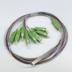 ตัวเชื่อมต่อ OEM ODM SC APC สายไฟเบอร์ 900μm สายเคเบิลไฟเบอร์แบบ 1 เข้า 8 ออก ตัวแยกสัญญาณไฟเบอร์ออปติก PLC แบบท่อเหล็กขนาดเล็ก สำหรับ FTTH CATV - Product Image 4