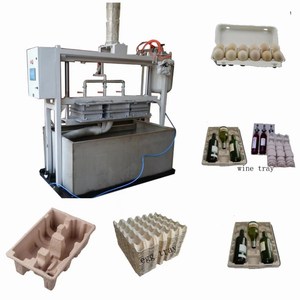 small semiautomatic paper egg tray making machine