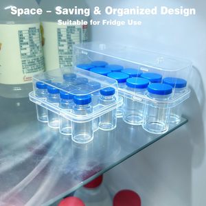 Vial <b>Storage</b> Case Organizer For 10ml And 3ml Vials Plastic <b>Container</b> With Lid Lab Use - Product Image 3