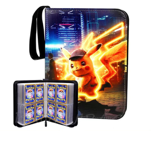 Hot selling Trading Card Binder MTG 4 Pocket Card Holder Album 400 Pockets pokemonn Card Binder